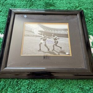 Ken Norton Signed Boxing Photo 11x14 Black Framed Good COA Online Authentics